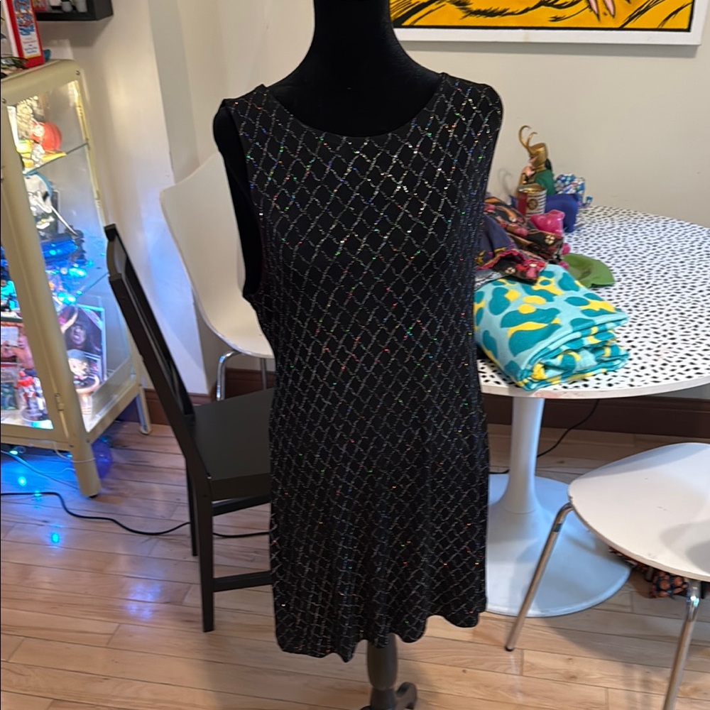 All that Jazz Black Mini Dress